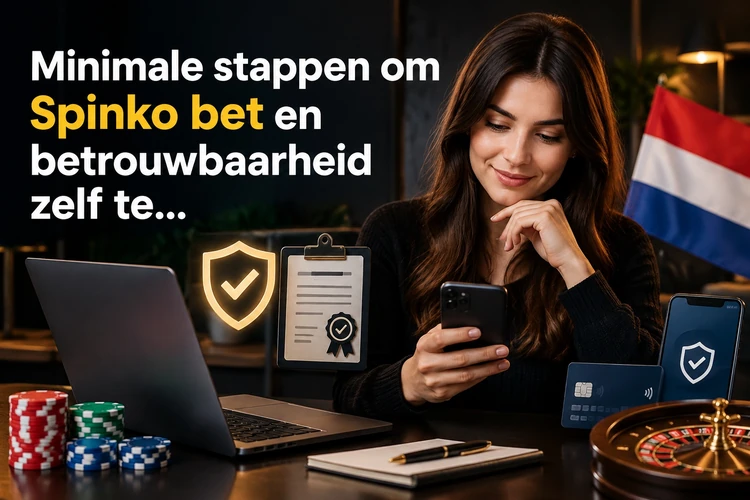 Minimale stappen om Spinko bet en betrouwbaarheid zelf te controleren