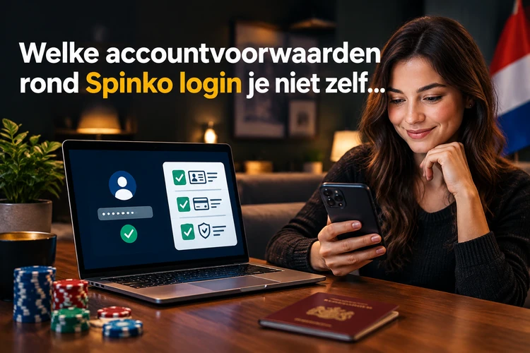Welke accountvoorwaarden rond Spinko login je niet zelf moet invullen